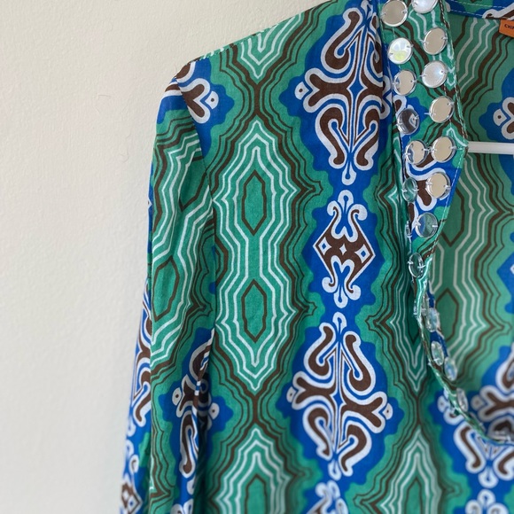 Tory Burch Stephanie Mirror Embellished Top - Picture 3 of 6